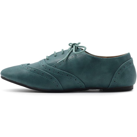 Women’s teal blue oxfords size 7.5 - Picture 8 of 8